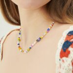 Irine Flower and Beads Necklace