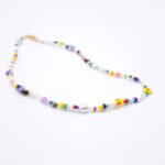 Irine Flower and Beads Necklace
