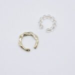 Golden Ear Cuff 2-Piece Set