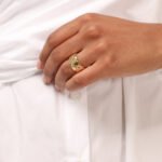 Quilted Statement Ring